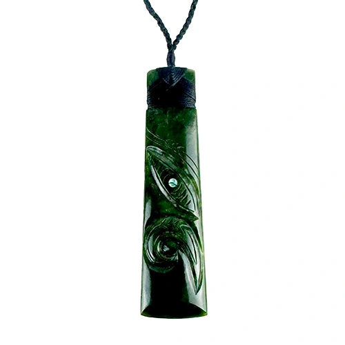 Greenstone Manaia Toki Necklace – A Touch of Ancient New Zealand Magic.